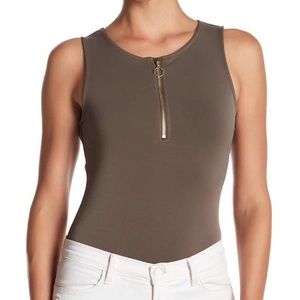 Harlowe & Graham Zip Up Bodysuit